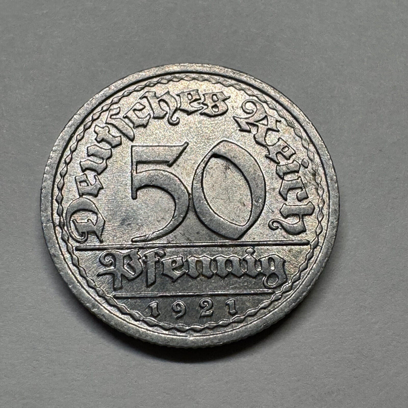 1921 Germany 50 Pfennig - Beautiful Coin - #B-004