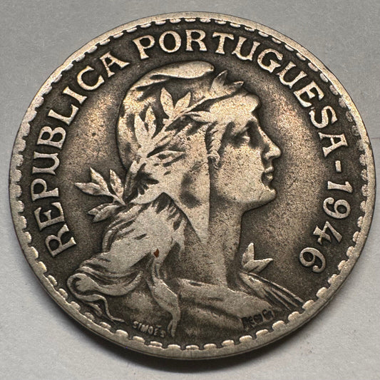 1949 Portugal 1 Escudo - Beautiful Coin - #A-060