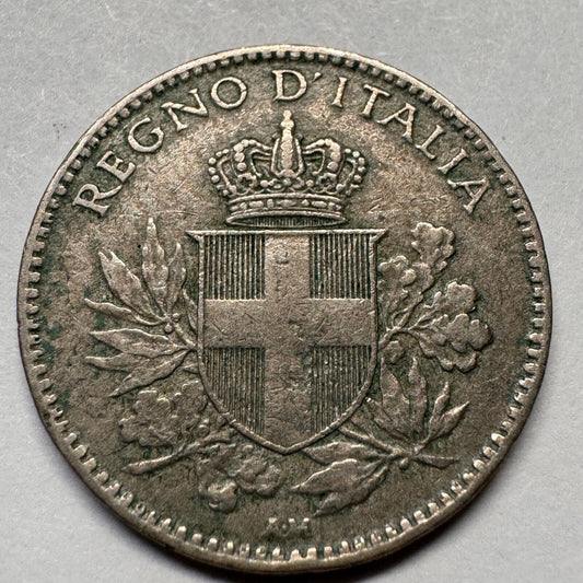 1918 Italy 20 Cents - Beautiful Coin - #A-044