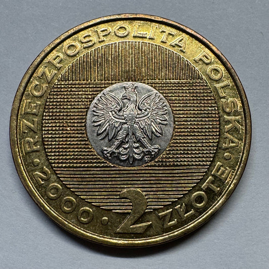 2000 Poland 2 Zlotys - Beautiful Coin - #B-028