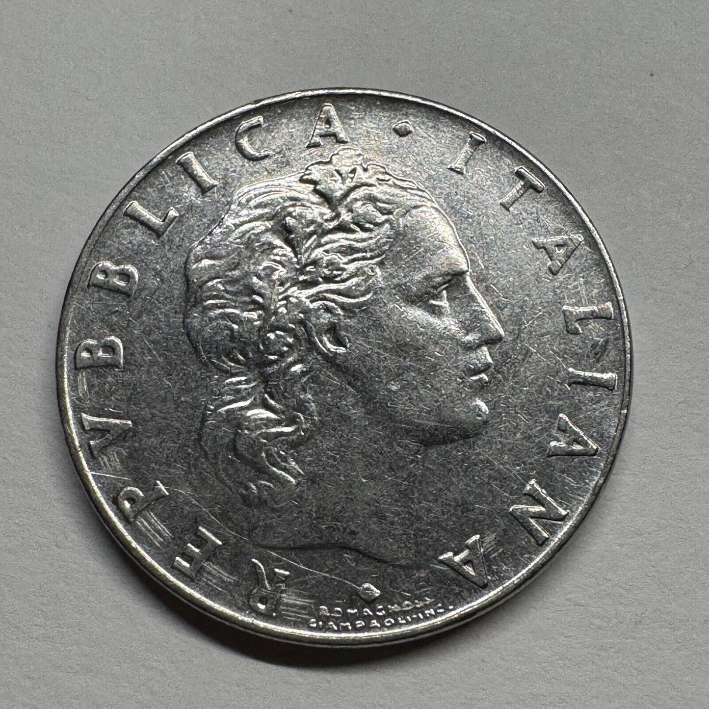 1970 Italy 50 Lire - Beautiful Coin - #B-058