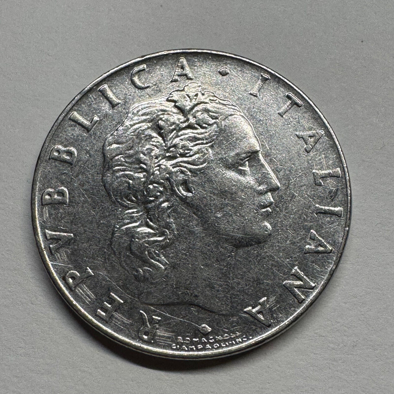 1970 Italy 50 Lire - Beautiful Coin - #B-058