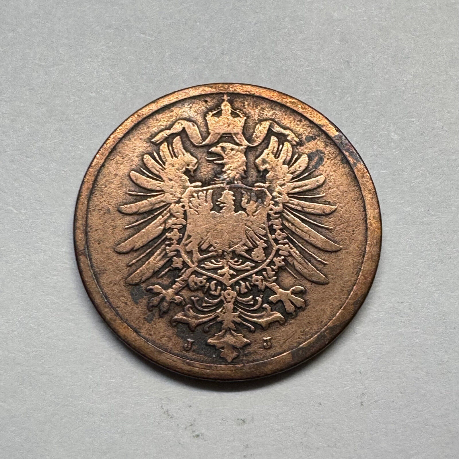 1876 Germany 2 Pfennig - Beautiful Coin - #B-001