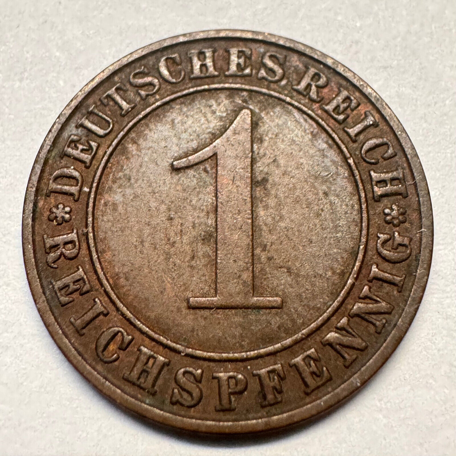 1935 Germany 1 Reichspfennig - A - Beautiful Coin - #A-059