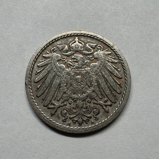 1893 Germany 5 Pfennig - Beautiful Coin - #B-023