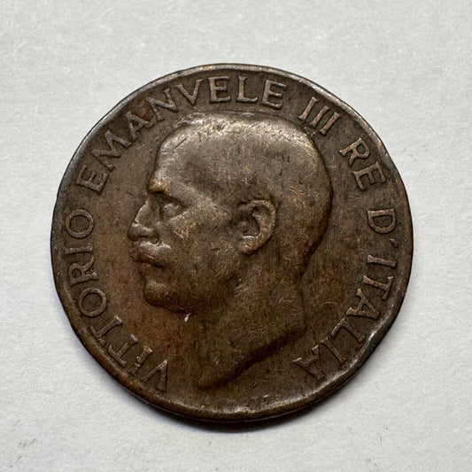 1932 Italy 5 Centesimi - Beautiful Coin - #A-094