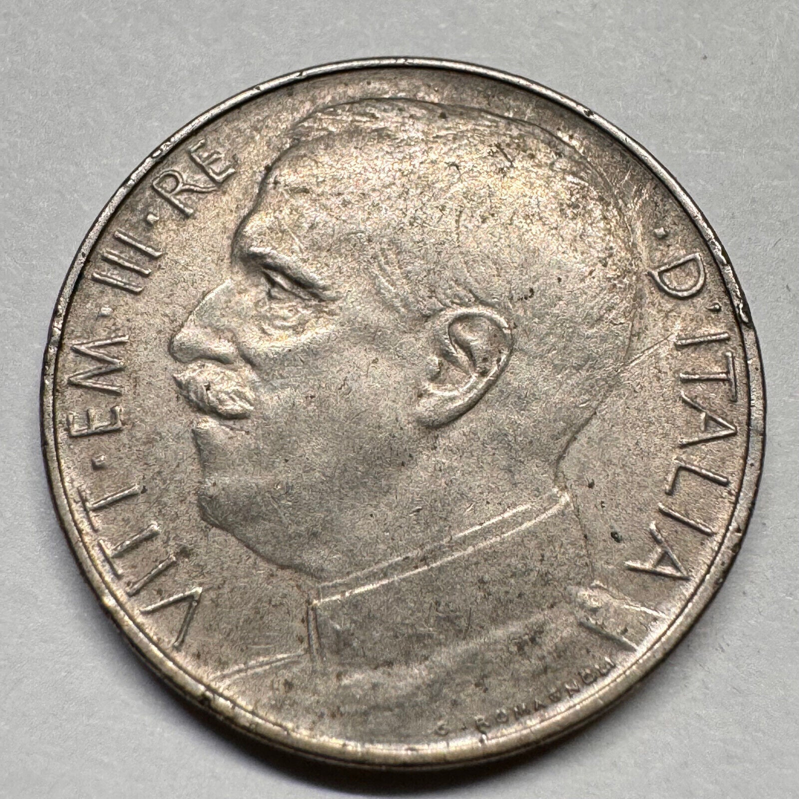 1920 Italy 50 Centesimi - Beautiful Coin - #A-045