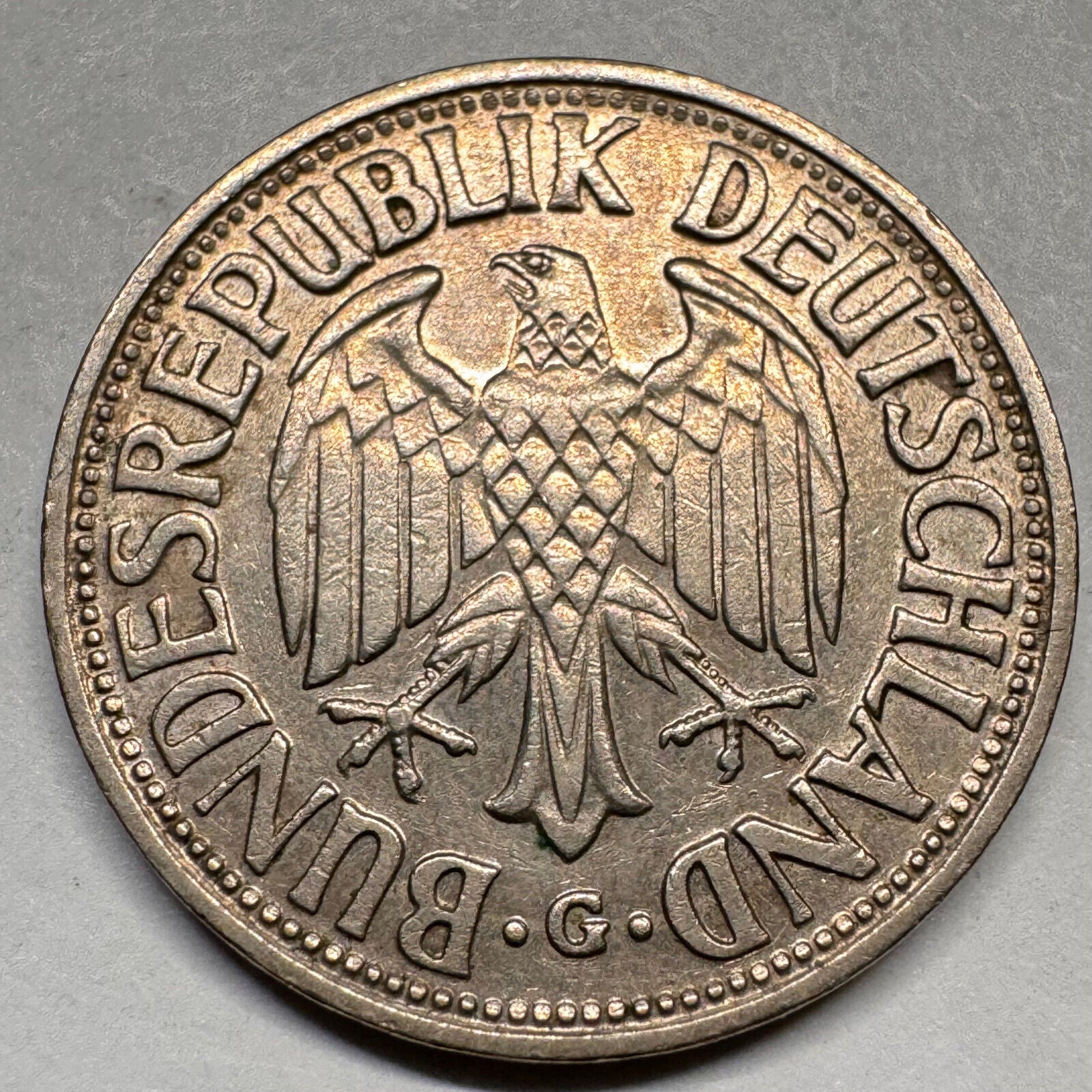 1950 Germany 1 Mark - G - Beautiful Coin - #A-031