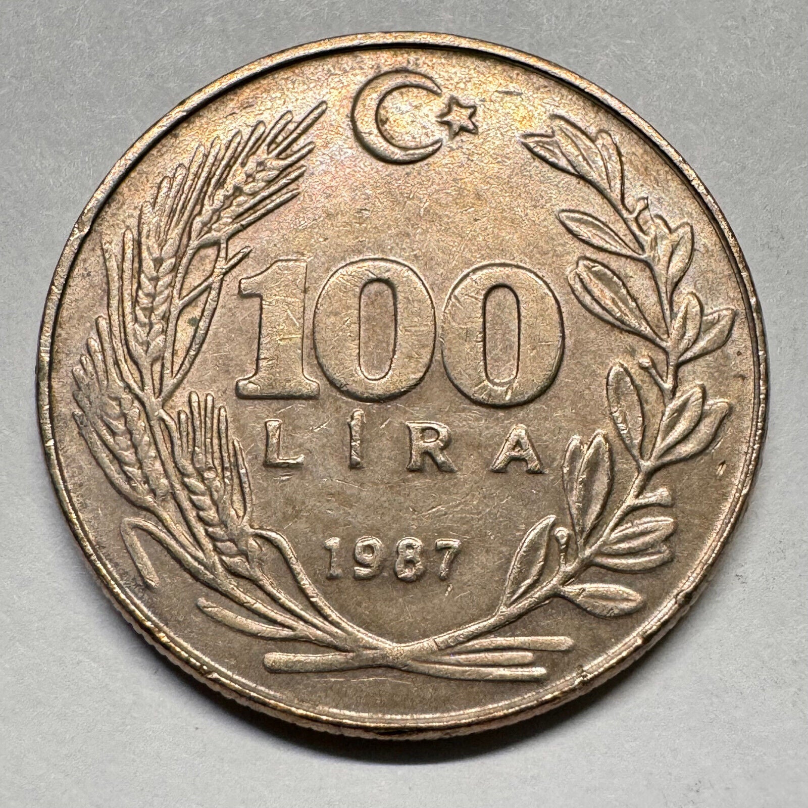 1987 Turkey 100 Lira - Beautiful Coin - #A-024