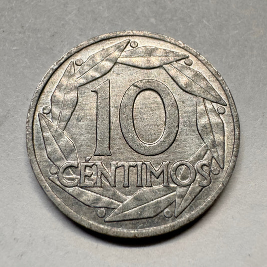 1959 Spain 10 Centimos - Beautiful Coin - #A-035