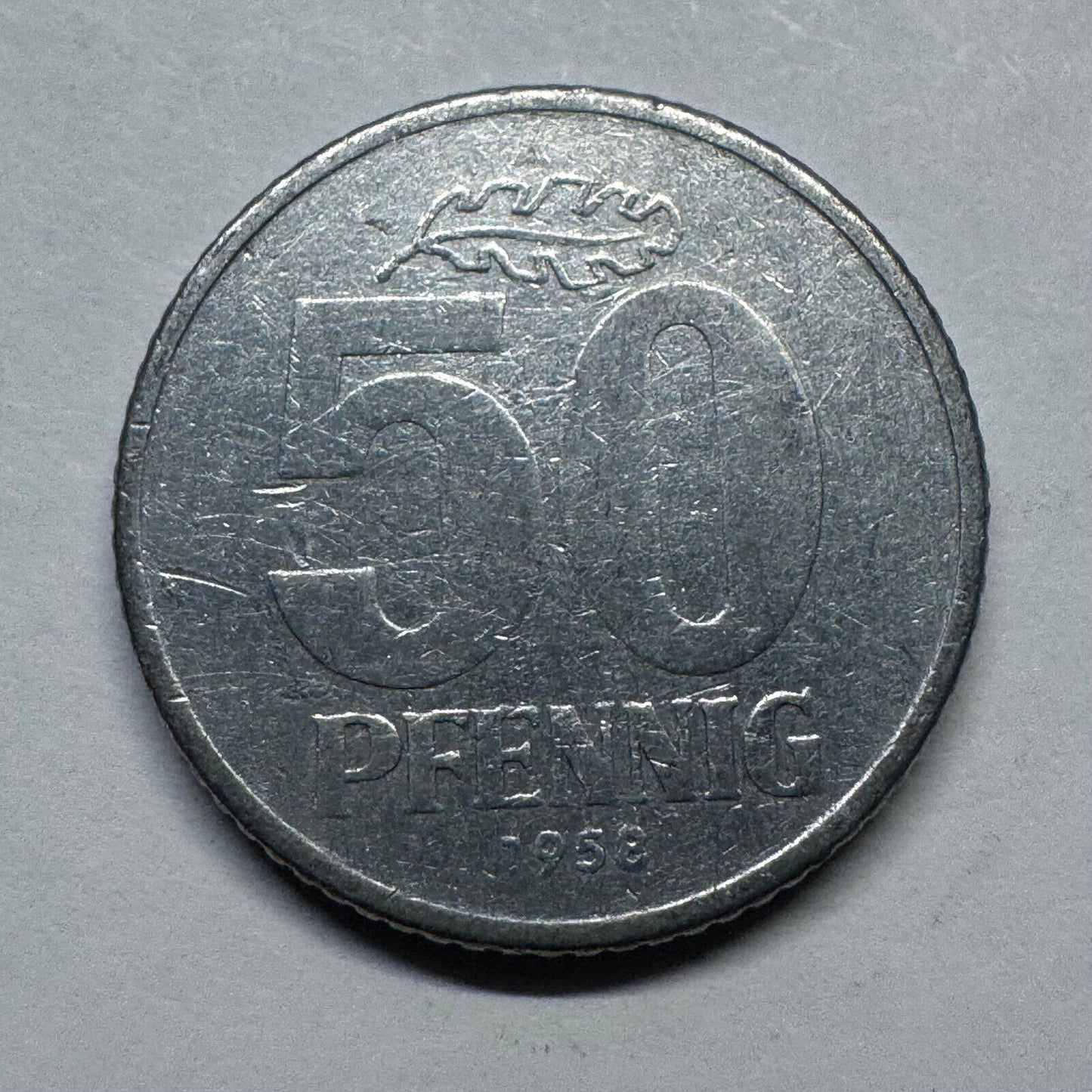 1958 Germany 50 Pfennig - Beautiful Coin - #B-025