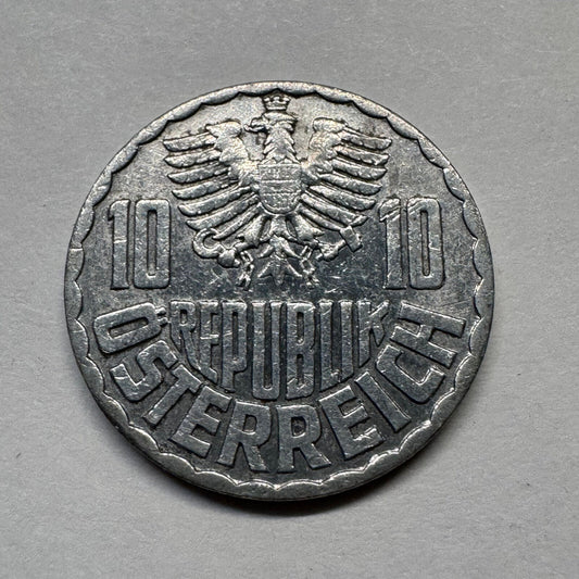 1959 Austria 10 Groschen - Beautiful Coin - #B-028