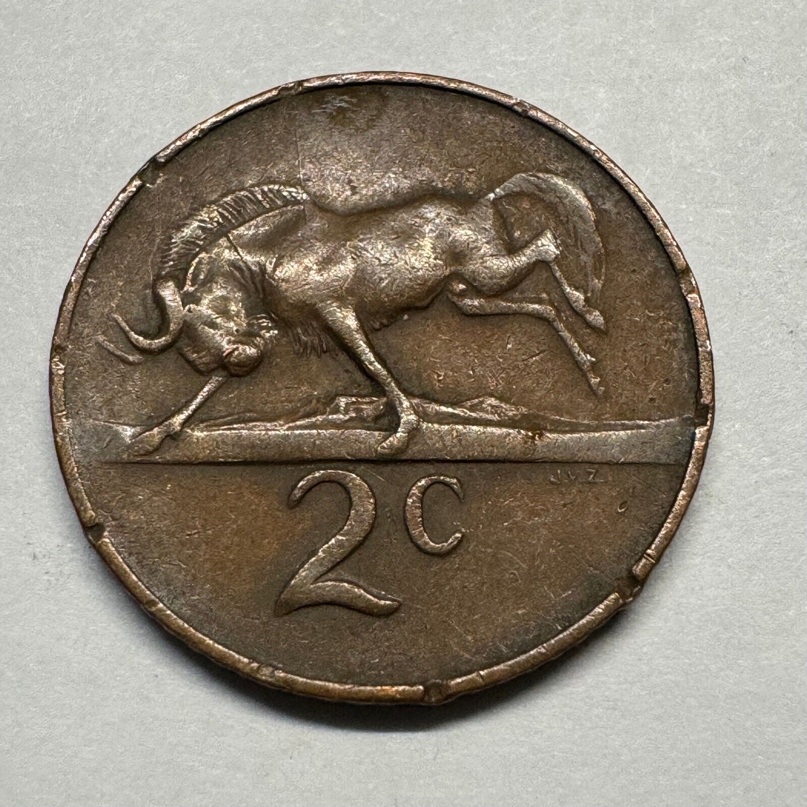 1965 South Africa 2 Cents - Beautiful Coin - #A-009