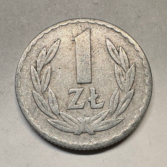 1949 Poland 1 Zloty - Beautiful Coin - #A-013