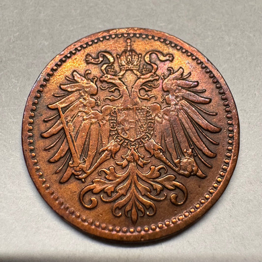 1898 Austria 1 Ore - Beautiful Coin - #A-046