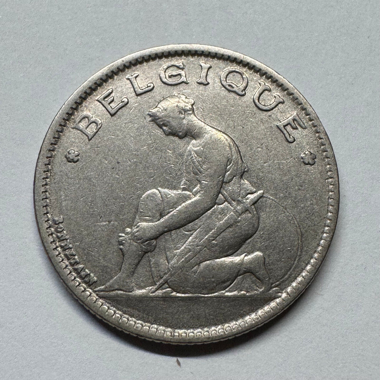 1930 Belgium 1 Franc - Beautiful Coin - #B-052