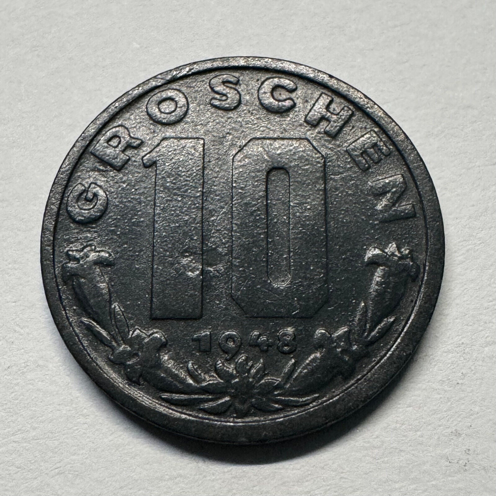 1948 Austria 10 Groschen - Beautiful Coin - #B-040