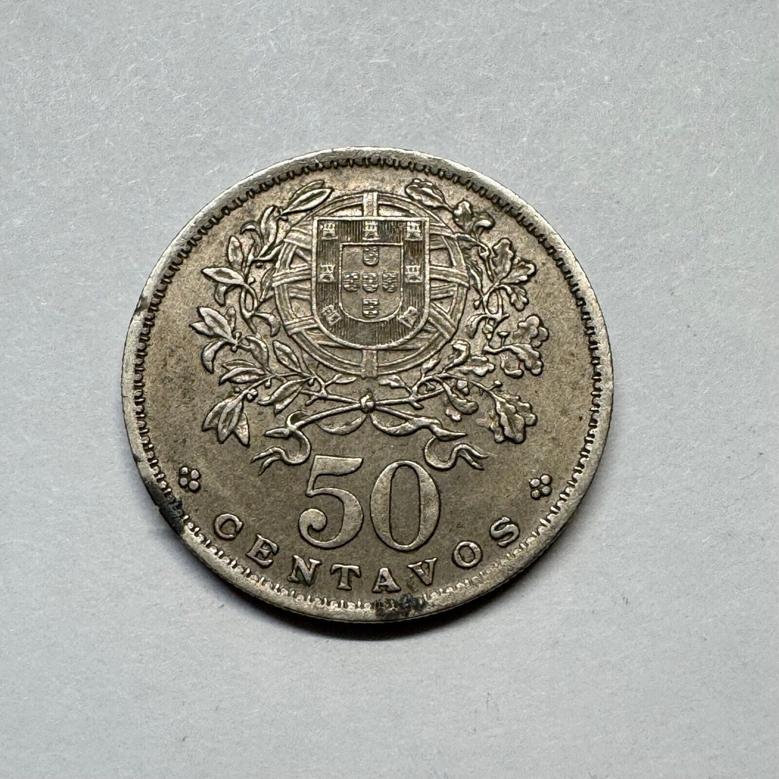 1958 Portugal 50 Centavos - Beautiful Coin - #B-007