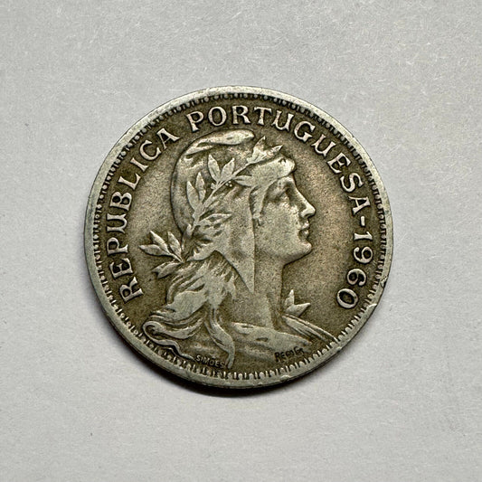 1960 Portugal 50 Centavos - Beautiful Coin - #B-007