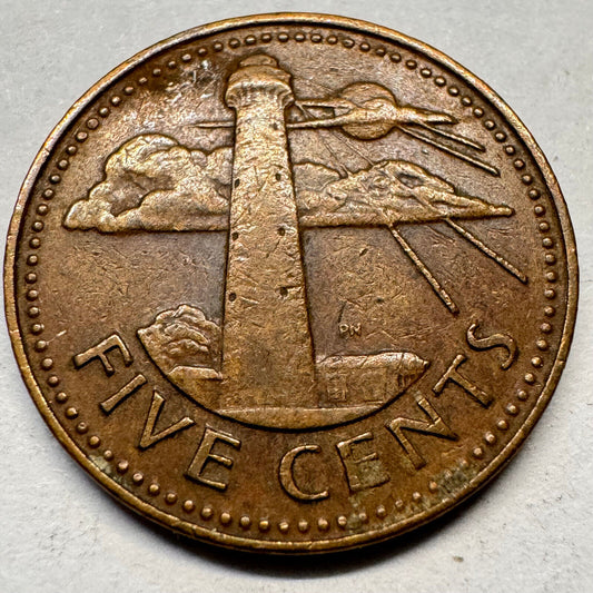 1979 Barbados 5 Cents - Beautiful Coin - #A-032