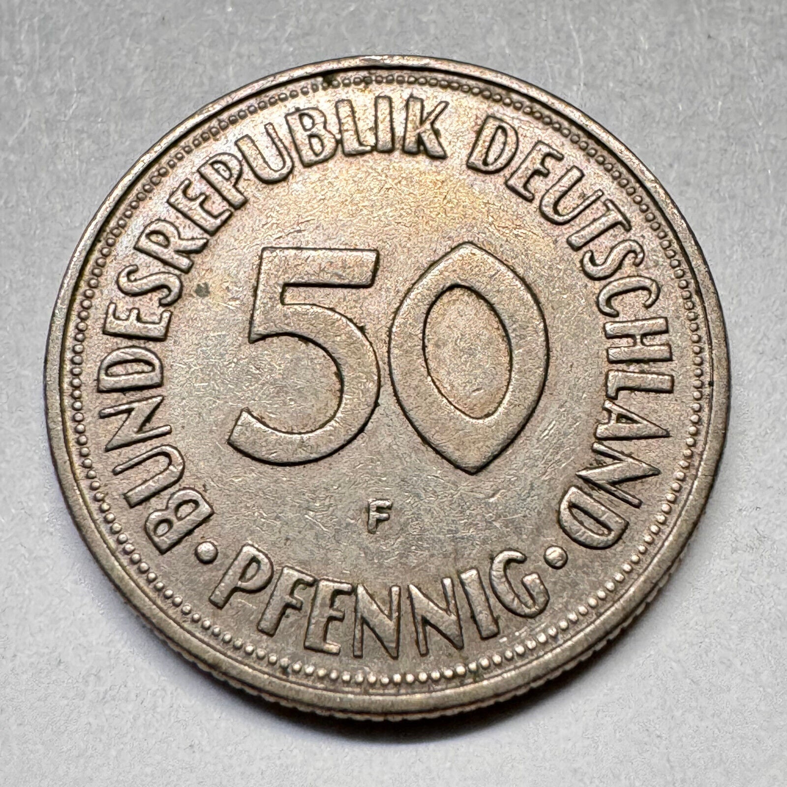 1950 Germany 50 Pfennig - Beautiful Coin - #A-016