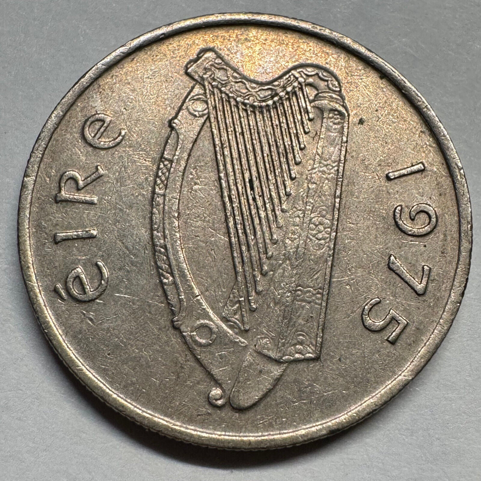 1975 Ireland 5 Pence - Beautiful Coin - #A-071