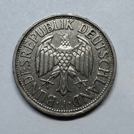 1959 Germany 1 Mark - Beautiful Coin - #B-025