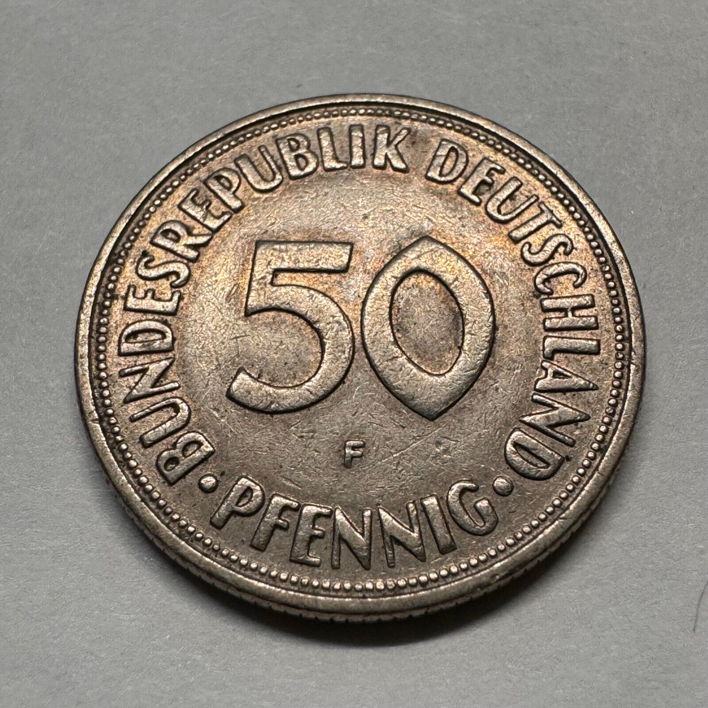 1950 Germany 50 Pfennig - Beautiful Coin - #A-012
