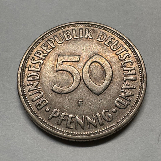 1950 Germany 50 Pfennig - Beautiful Coin - #A-012