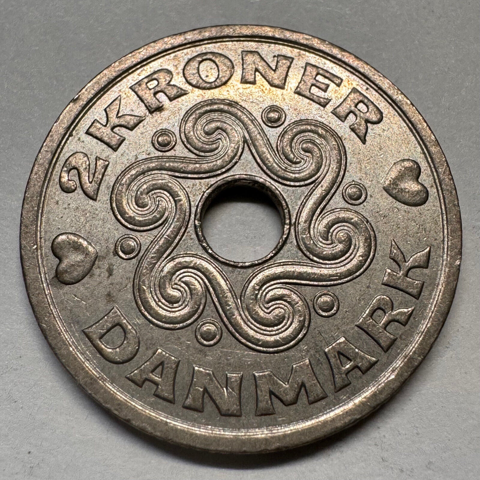 1995 Denmark 2 Kroner - Beautiful Coin - #A-062