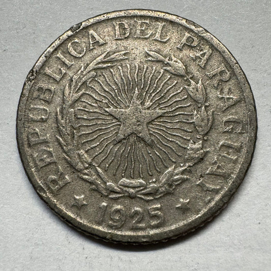 1925 Paraguay 1 Peso - Beautiful Coin - #A-006