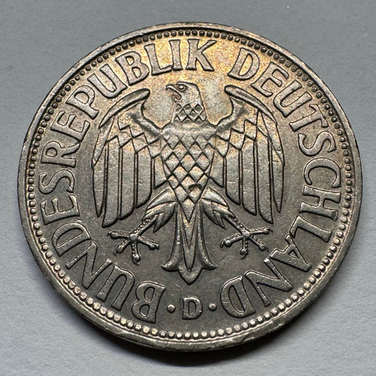 1961 Germany 1 Mark - Beautiful Coin - #B-057