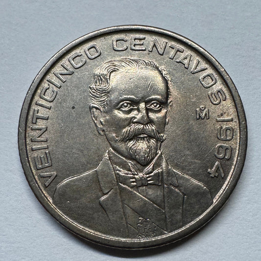 1964 Mexico 25 Centavos - Beautiful Coin - #B-058