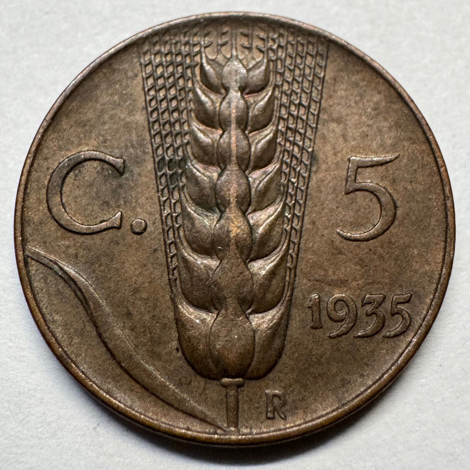1935 Italy 5 Centesimi - Beautiful Coin - #A-086