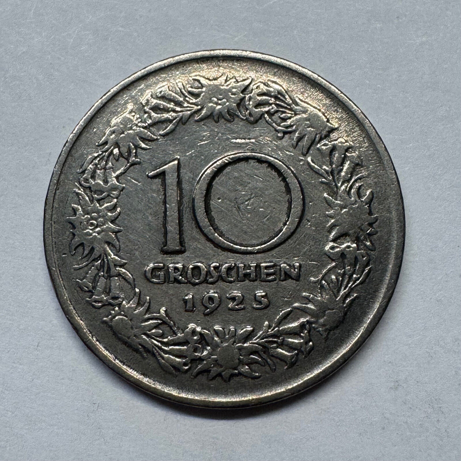 1925 Austria 10 Groschen - Beautiful Coin - #B-037