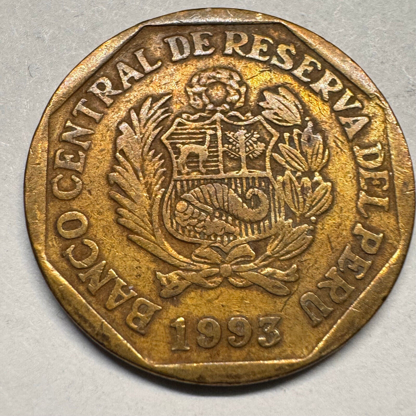 1993 Peru 20 Centimos - Beautiful Coin - #A-025
