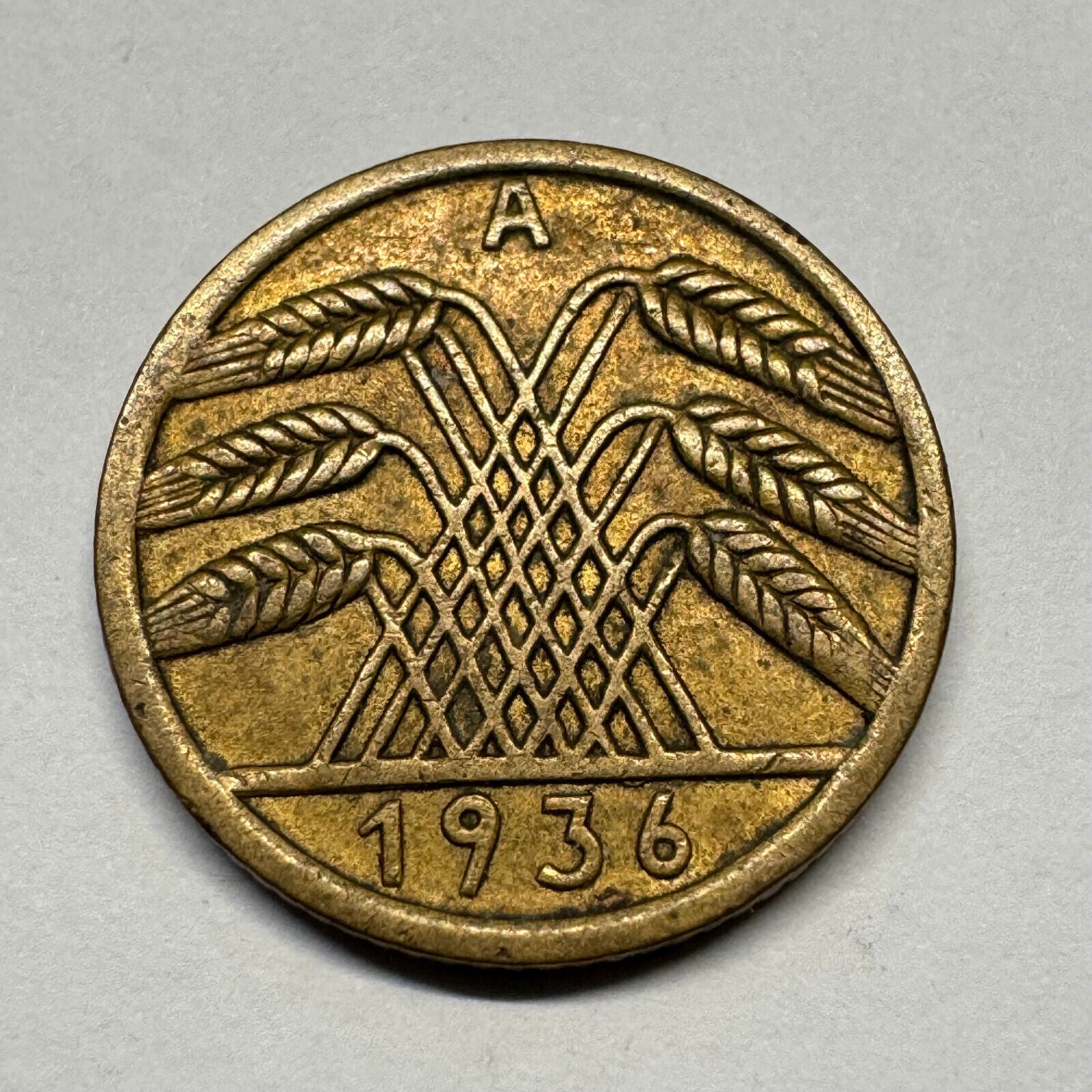 1936 Germany 5 Reichspfennig - Beautiful Coin - #B-055