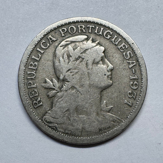 1931 Portugal 50 Centavos - Beautiful Coin - #B-021