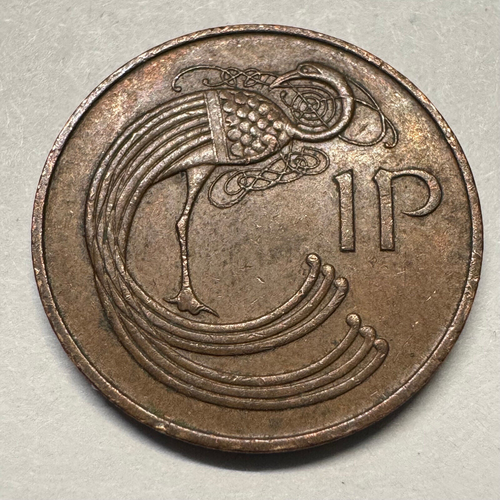 1971 Ireland 1 Penny - Beautiful Coin - #A-070