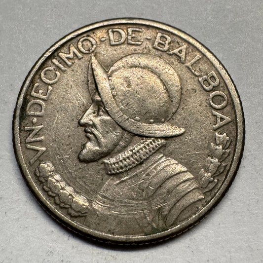 1983 Panama 1/10 Balboa - Beautiful Coin - #A-076