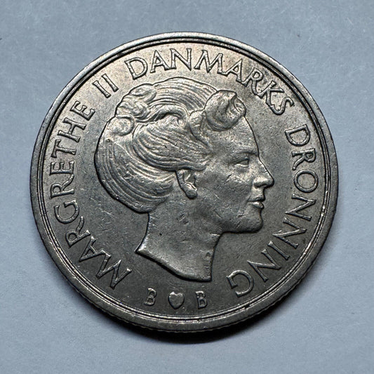 1979 Denmark 1 Krone - Beautiful Coin - #B-017
