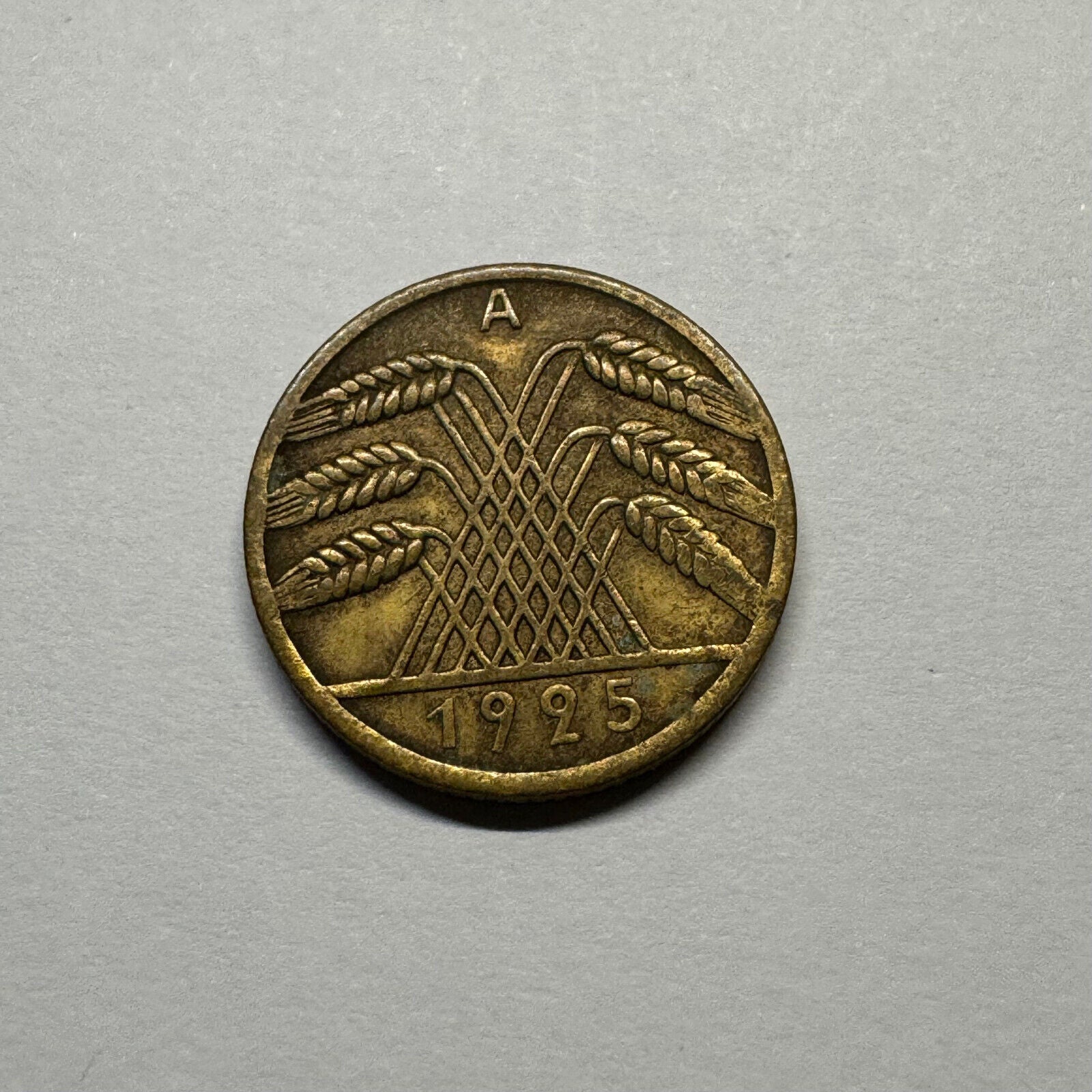1925 Germany 10 Reichspfennig A - Beautiful Coin - #A-002