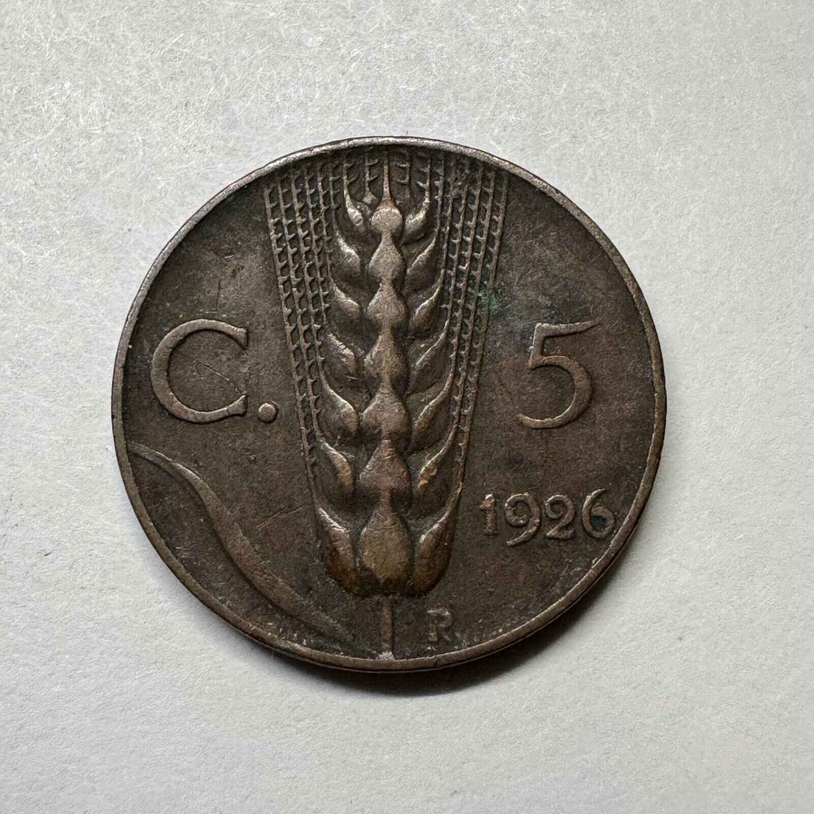 1926 Italy 5 Centesimi - Beautiful Coin - #B-005