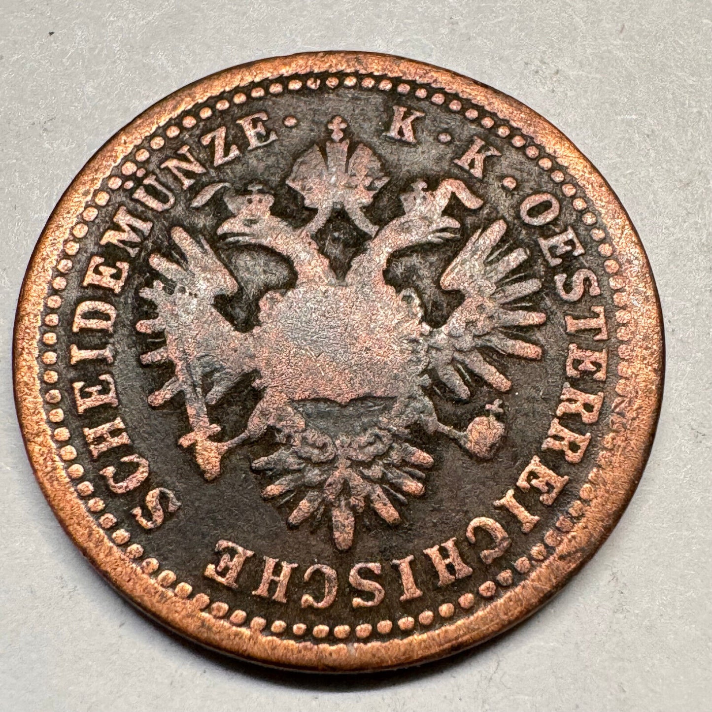 1851 Austria 1 Kreuzer - Beautiful Coin - #A-057