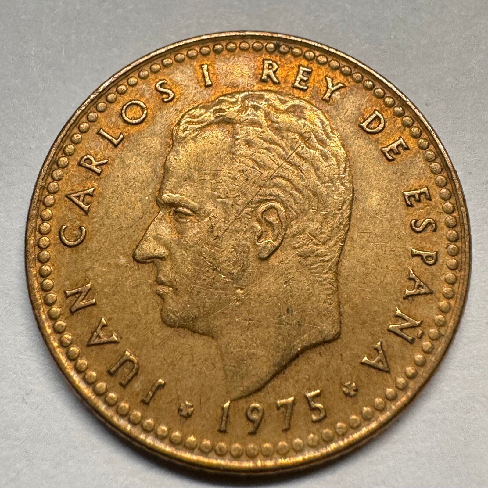 1978 Spain 1 Peseta - Beautiful Coin - #A-059