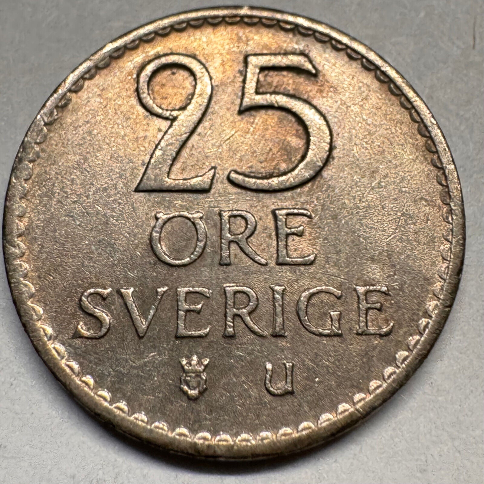 1970 Sweden 25 Ore - Beautiful Coin - #A-031