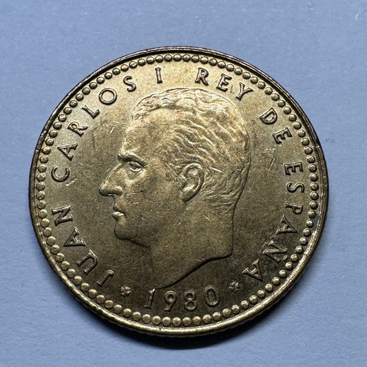 Spain 1982 1 Peseta - Beautiful Coin - #A-007