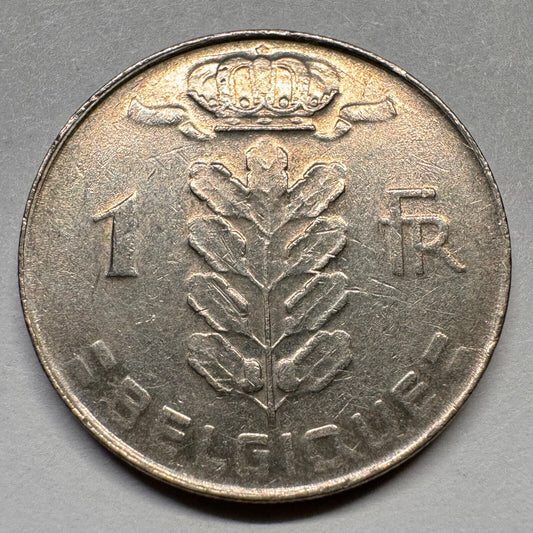 1978 Belgium 1 Franc - Beautiful Coin - #A-054