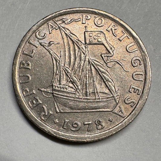 1978 Portugal 2.50 Escudos - Beautiful Coin - #A-016