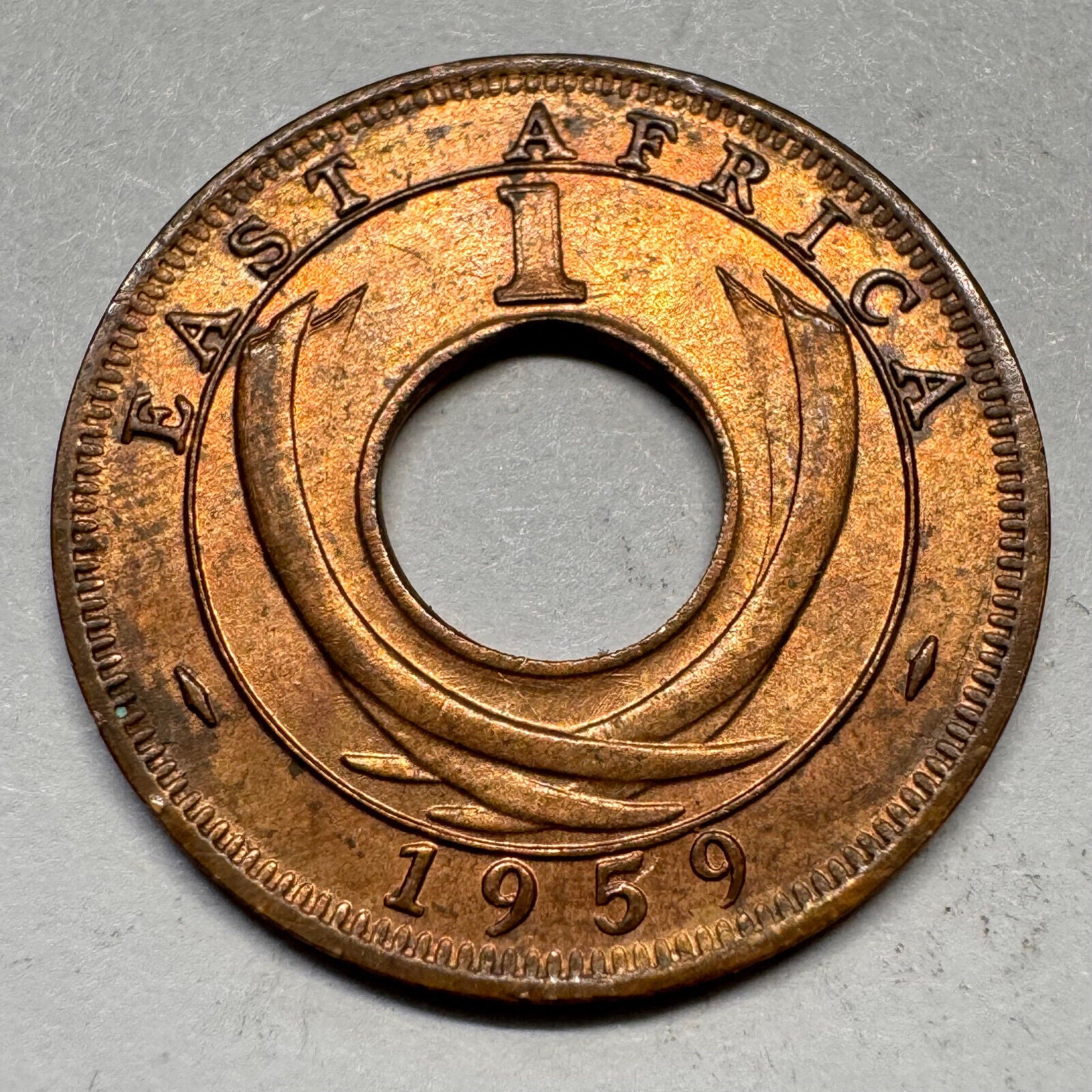 1959 East Africa 1 Cent - Beautiful Coin - #A-053